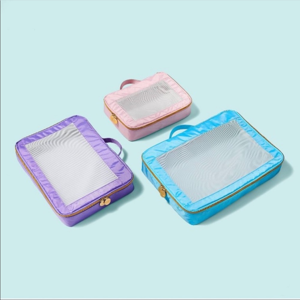 3pc Packing Cube Set Blue/Purple/Light Pink - Stoney Clover Lane x Target
